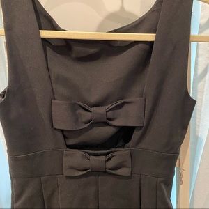 Kate Spade black dress with bow detailing on back